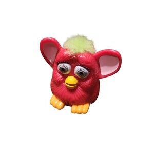 Vintage FURBY Red 1998 McDonald's Happy Meal Toy Plastic Pet